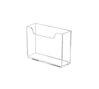 Bandeja vertical de acrílico transparente para pañuelos de baño, para cocina, hotel, encimera, almacenamiento de pañuelos acrílicos