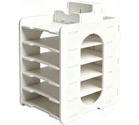 Bandejas Archivadoras Oficina de 3 A 15 Niveles para Papel TamañO Carta A4, Soporte Apilable para Almacenamiento Documentos para el Hogar, Ll Oficina la Escuela(6-A)