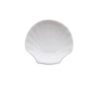 Bandejas de almacenamiento joyería, placa concha blanca cerámica, con forma creativa, accesorios for fotos, 1/2 Uds para Cerámica(S+M)