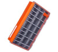 Bandejas de almacenamiento portátiles, organizadores de señuelos, caja de aparejos de pesca, tapa transparente, bandeja separadora de cebos, tapa transparente