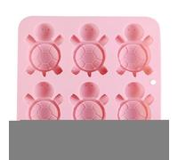 Bandejas de hielo de silicona para conos | Forma de hielo de tortuga, fácil extracción para chocolate, vino, café, decoración de mesa, familia, cócteles, frutas