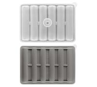 Bandejas de Hielo, Molde De Largo De Fácil Liberación, Bandeja De Hielo Para Congelador Con Embudo, para Bebidas de Fiesta Cocina Preparación de Cócteles Fiesta Bar en Casa Camping Bodas Cata