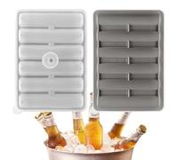 Bandejas de Hielo,Molde De Largo De Fácil Liberación | Molde de Hielo con Embudo | para Bebidas de Fiesta Cocina Preparación de Cócteles Fiesta Bar en Casa Camping Bodas Cata de Whiskey