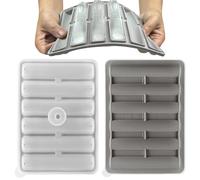 Bandejas de Hielo,Molde De Largo De Fácil Liberación - Molde de Hielo con Embudo,para Fiesta De Cata De Whisky Y Coctelería Hogar Bar Camping Bodas Cocina