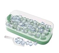 Bandejas de hielo para congelador, caja para hacer hielo con tapa, accesorio de cocina de silicona de alimenticio para vodka, bebidas, tequila, whisky, bebidas frías