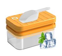 Bandejas de hielo para congelador con tapa, caja para hacer hielo de 56 rejillas con tapa y contenedor | Herramienta de fabricación de cubos de enfriamiento de gran capacidad para tequila, vodka