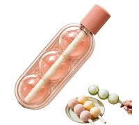 Bandejas de hielo para congelador - Estuche de almacenamiento de molde esférico, parte inferior de silicona de fácil liberación, lavabo de contención de líquidos a prueba de fugas, arquitectura