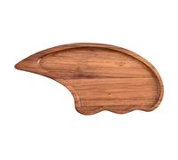 Bandejas de Madera para Alimentos - Tabla De Madera Rústica para Embutidos | Bandejas para Servir Decorativas | para Mesa de Centro Almuerzo Hogar Salón Entrada Cocina Fiesta BBQ