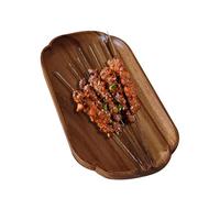 Bandejas de Madera para Alimentos y Bebidas,50ml Verzachtende Balsem,Bandeja para Aperitivos Snacks y Frutos Secos | para La Entrada, Mesa De Café, Hogar, Cocina, El Almuerzo, La Cena, Barbacoa Y Sa