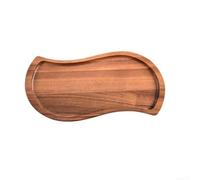 Bandejas de madera rústica para servir pan, postre, té y platos de cena, diseñadas para mantener los artículos esenciales de cocina organizados y las mesas de comedor protegidas (S)