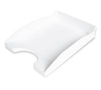 Bandejas de Oficina Apilables - Organizador Oficina para Folios - Organizador de Archivos Escritorio Color Blanco OFFICEPAPER Pack (3 Bandejas)