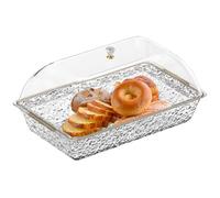 Bandejas De Servicio De Alimentos Para ,Vajilla De Buffet | Bandeja De 41,5 X 25,0 Cm Con Compartimentos Y Tapa - Para Snack, , Restaurante, Cocina