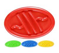 Bandejas de Servir Tacos,Soporte para Servir con Divisores, Juego de 4 Piezas - Platos Multifuncionales Para Tacos,Para Cena, Cocina, Boda, Almuerzo, Celebración, Restaurante y Catering Comercial