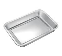 Bandejas para Servir Comida, Bandeja Horno Metálica para Hornear o Asar, Fuente para Horno para Hornear para Comidas y Fiestas, Borde Profundo, Apta para Lavavajillas(45*35*4.8cm/18*14*1.9in)