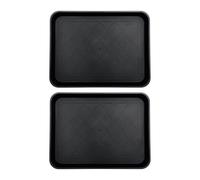 Bandejas para zapatos de entrada, panel impermeable ultrarresistente, juego de 2 bandejas para plantas, cuenco para exterior, jardín, terraza, casa, cocina, bajo fregadero ollas