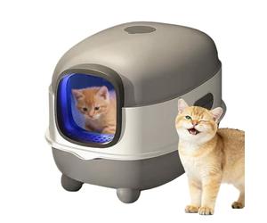 Bandejas Sanitarias para Gatos,Gran Capacidad Aislamiento De Olores | Bandeja Sanitaria Autolimpiable - para Gatitos Pequeños y Grandes Apartamentos Balcones Terrazas Jardines