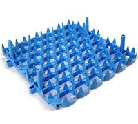 Bandejas universales para huevos de gallina, paquete de 6, soporte de plástico duradero para almacenamiento de huevos frescos, ideal para refrigerador o despensa, organizadores de cocina, solución de