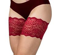 Bandelettes Original Bandas Antirrozaduras para Muslos - Diseño Elástico Patentado, Antideslizantes, Cómodas y Suaves con la Piel - Talla B (Medium 58-62 cm), Dolce Rojo