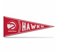 Bander n decorativo de pared de fieltro retro de los Atlanta Hawks de la NBA de Rico Industries, de 30 x 76 cm. Ideal para el hogar, el dormitori