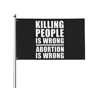 Bandera 3x5 contra el aborto, a favor de la vida, contra el asesinato injusto, no pises a mi bebé, reza para poner fin al aborto, detén el aborto ahora, defiende a los indefensos, sin asta de bandera