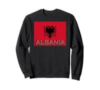 Bandera albanesa de Albania Hombres Mujeres Niños Albania Sudadera