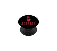 Bandera albanesa patriótica de los Balcanes para Hombres, Mujeres y niños, Albania PopSockets PopGrip Adhesivo
