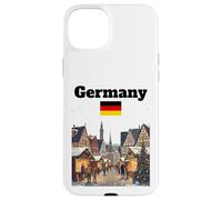 Bandera Alemana Amante del Mercado de Recuerdos de Navidad de Alemania Carcasa para iPhone 15 Plus