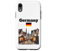 Bandera Alemana Amante del Mercado de Recuerdos de Navidad de Alemania Carcasa para iPhone XR