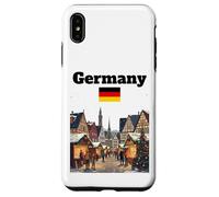 Bandera Alemana Amante del Mercado de Recuerdos de Navidad de Alemania Carcasa para iPhone XS MAX