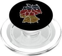 Bandera Alemana con Bandera de Alemania PopSockets PopGrip para MagSafe