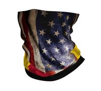 Bandera Alemana Ondulada De Estados Unidos Y Alemania Mujer Hombre Calentador De Cuello Multifuncional Snood Protección UV Braga De Cuello para Invierno Correr Senderismo Aire Libre