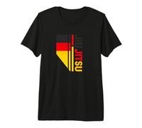 Bandera Alemana Y Luchador De Jiu-Jitsu De Alemania Camiseta Premium
