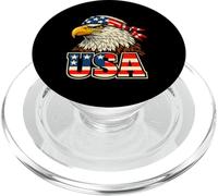 Bandera Americana águila Calva patriótica 4 de Julio PopSockets PopGrip para MagSafe