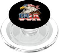Bandera Americana águila Calva patriótica Estados Unidos 4 de Julio PopSockets PopGrip para MagSafe