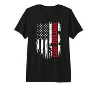 Bandera Americana año de Nacimiento 1953 para cumpleaños Camiseta Premium
