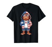 Bandera Americana Bigfoot Sasquatch Patriotic 4 de Julio Camiseta