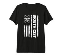 Bandera Americana Bioética USA Ética Médica Bioética Camiseta Premium