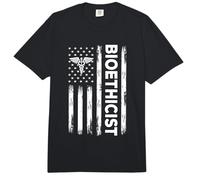 Bandera Americana Bioética USA Ética Médica Bioética Comfort Colors Adult Heavyweight T-Shirt