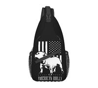 Bandera Americana Bully Sling Mochila Viaje Crossbody Casual Pecho Hombro Bolso Moda Fanny Pack