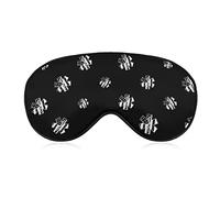 Bandera americana con EMS Star of Life Sleeping Blindfold Mask Cute Eye Shade Cover con correa ajustable para Mujeres Hombres Night