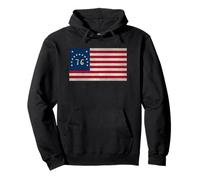 Bandera americana de Bennington Sudadera con Capucha