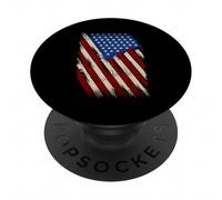 Bandera Americana del 4 de Julio - Día de la Independencia T PopSockets PopGrip Adhesivo