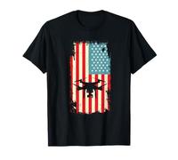Bandera Americana Drone Piloto Quadcopter Flying USA Camiseta
