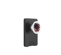 Bandera Americana Girasol, 4 de Julio, América patriótica PopSockets PopWallet para MagSafe