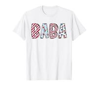 Bandera americana patriótica del Día de la Independencia de Baba del 4 de julio Camiseta