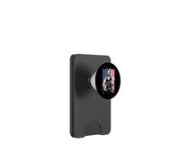 Bandera Americana Vintage Abe Lincoln Tocando la Guitarra PopSockets PopWallet para MagSafe
