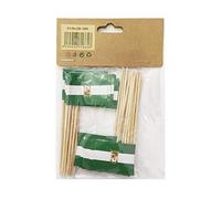 Bandera Andalucía 25 Palillos de Tapas, Etiquetas Pequeñas para Magdalenas Decorar Tartas Bocadillos Cumpleaños Boda Fiesta de Bienvenida 3.5 * 2.5cm