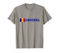 Bandera Andorra Identidad Nacional Camiseta