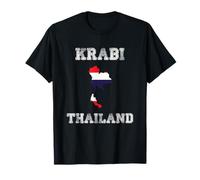 Bandera angustiada de Tailandia Krabi Pride Camiseta