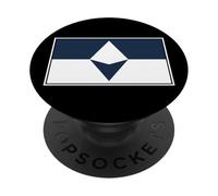 Bandera ANTÁRTICA Verdadero Sur PopSockets PopGrip Adhesivo